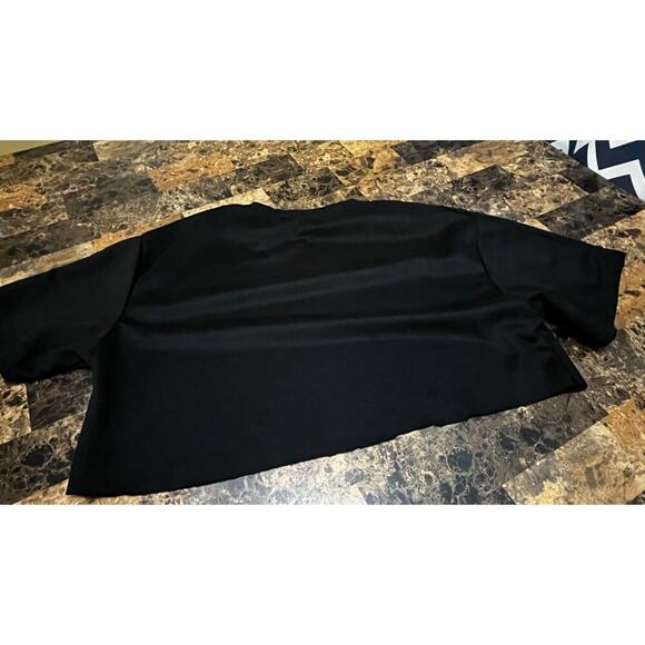 Jk. ptwso cropped black t-shirt with unique design - Picture 6 of 8